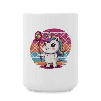 Tennis Unicorn - Large Mug 440 ml - white - Front