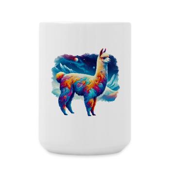 Alpaca - Large Mug 440 ml - white - Front