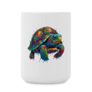 Turtle - Large Mug 440 ml - white - Front