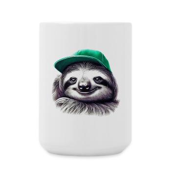 Sloth - Large Mug 440 ml - white - Front