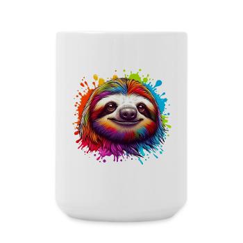 Sloth - Large Mug 440 ml - white - Front