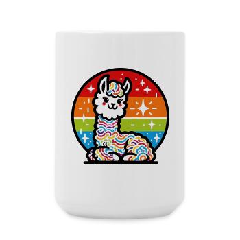 Alpaga - Grande tasse 440 ml - blanc - Devant