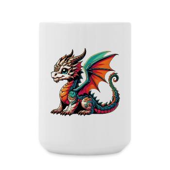 Dragon - Large Mug 440 ml - white - Front