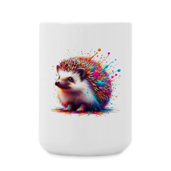 Hérisson - Grande tasse 440 ml - blanc - Devant