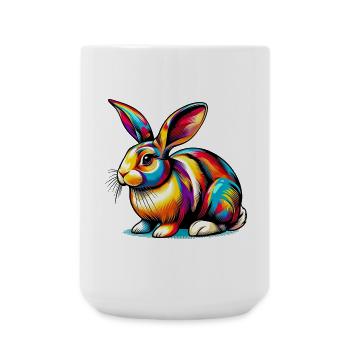 Lapin - Grande tasse 440 ml - blanc - Devant