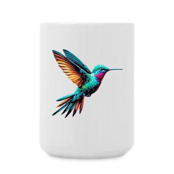 Kolibri - Große Tasse 440 ml - Weiß - Vorne
