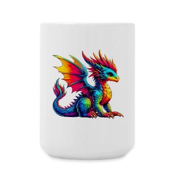Dragon - Large Mug 440 ml - white - Front