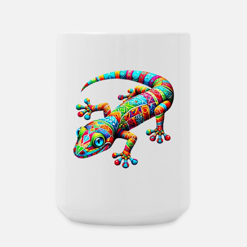 Gecko - Große Tasse 440 ml - Weiß