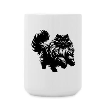 Persian Cat - Persian - Large Mug 440 ml - white - Front
