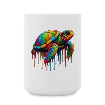 Turtle - Large Mug 440 ml - white - Front