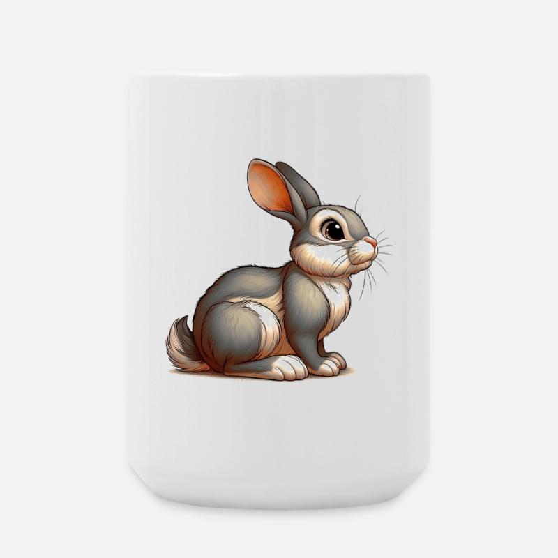 Lapin - Grande tasse 440 ml - blanc