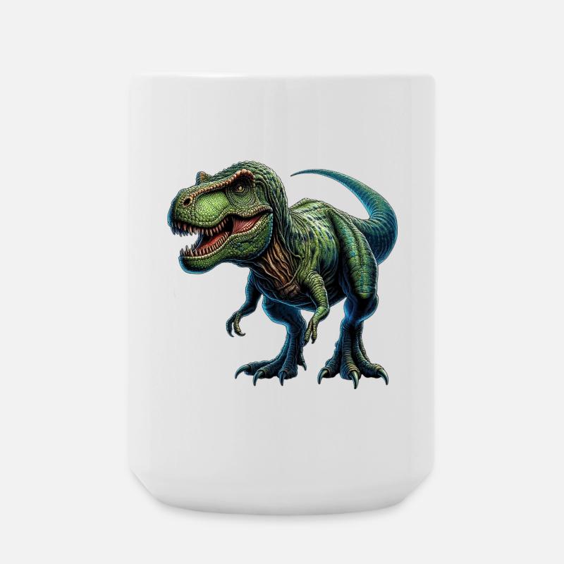 Dinosaurier - Große Tasse 440 ml - Weiß