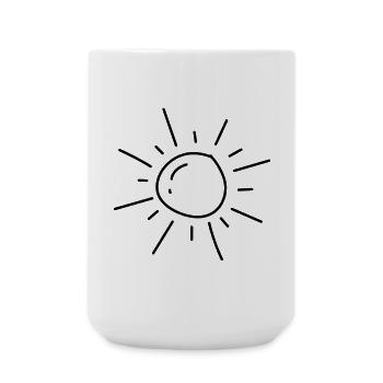 UNE Soleil - Grande tasse 440 ml - blanc - Devant