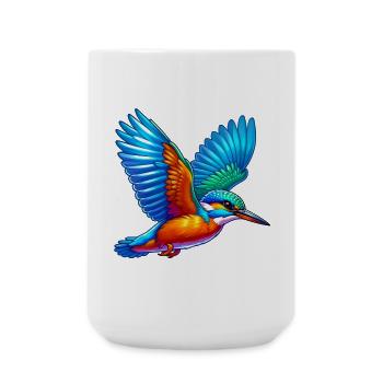 Martin-pêcheur - Grande tasse 440 ml - blanc - Devant