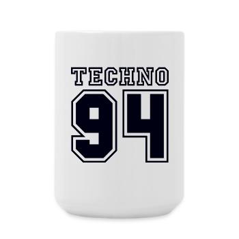 TECHNO 94 - Large Mug 440 ml - white - Front