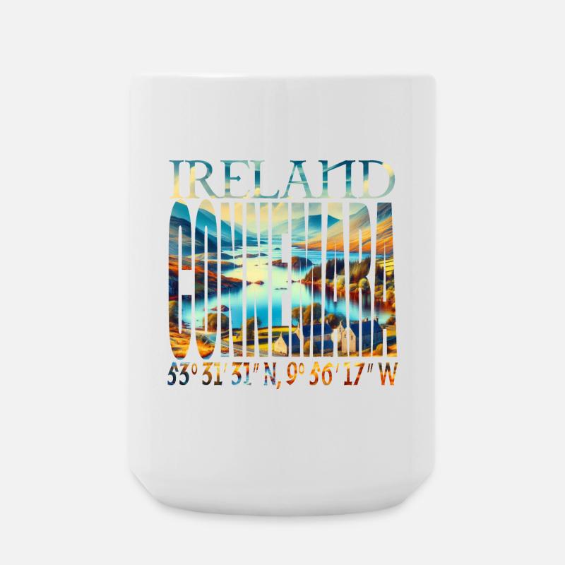 DIE CONNEMARA - Große Tasse 440 ml - Weiß