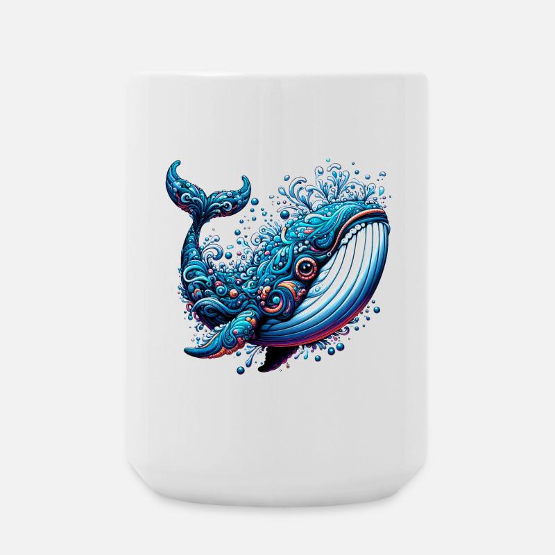 Whale - Large Mug 440 ml - white