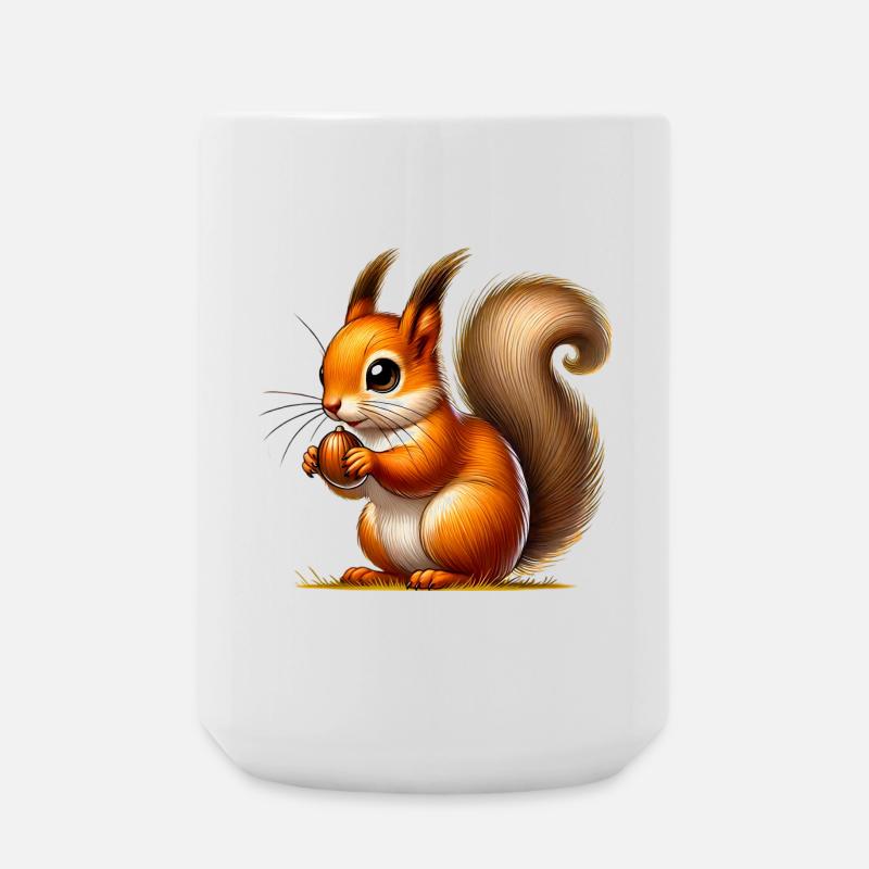 Squirrel - Large Mug 440 ml - white