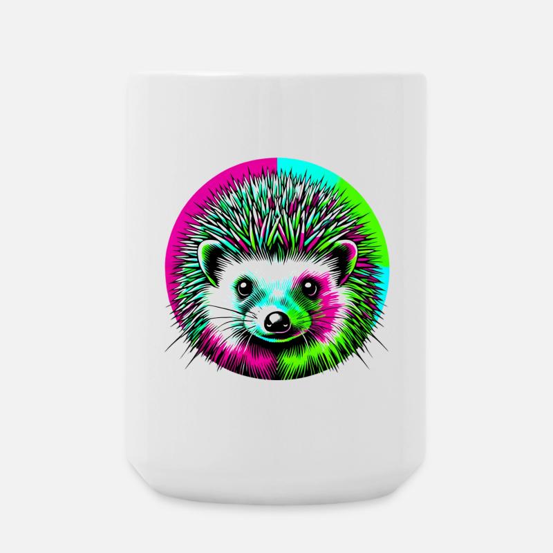 Igel - Große Tasse 440 ml - Weiß