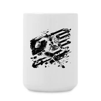 Football Player - Large Mug 440 ml - white - Front