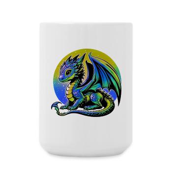 Dragon - Large Mug 440 ml - white - Front