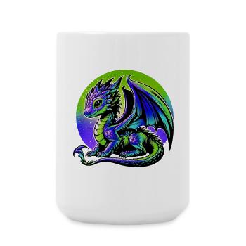 Dragon - Grande tasse 440 ml - blanc - Devant
