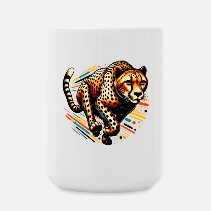 Guépard - Grande tasse 440 ml - blanc