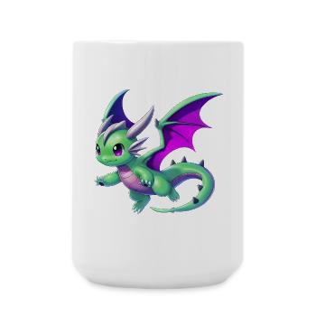 Dragon - Large Mug 440 ml - white - Front