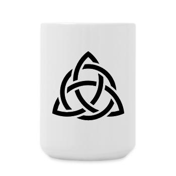 Celtic Knot - Large Mug 440 ml - white - Front