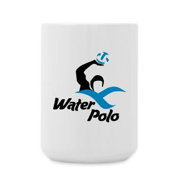 water polo - Large Mug 440 ml - white - Front