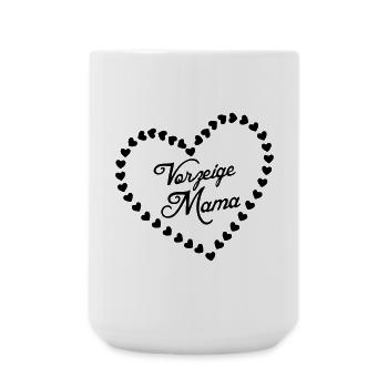 Vorzeigemama Mutter Muttertag Liebe Geschenk - Große Tasse 440 ml - Weiß - Vorne