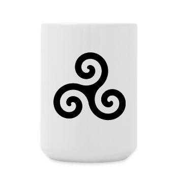 Britian - Große Tasse 440 ml - Weiß - Vorne