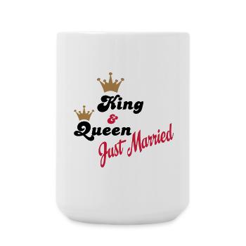wedding - Large Mug 440 ml - white - Front