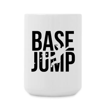 BASE jump - Grande tasse 440 ml - blanc - Devant