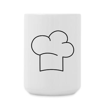 Toque - Grande tasse 440 ml - blanc - Devant