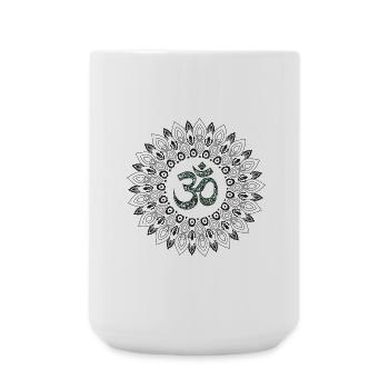 Yoga - Große Tasse 440 ml - Weiß - Vorne