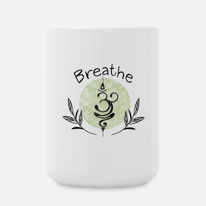Yoga - Große Tasse 440 ml - Weiß