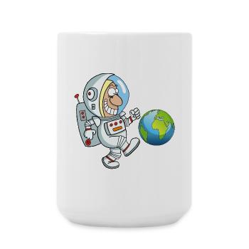 Galaktischer Fußballspieler - Große Tasse 440 ml - Weiß - Vorne