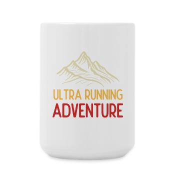Ultra Running Advrenture - Large Mug 440 ml - white - Front