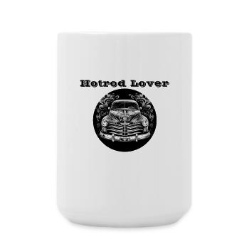 Amateur de hotrod - Grande tasse 440 ml - blanc - Devant