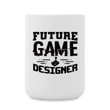 Game Designer - Large Mug 440 ml - white - Front