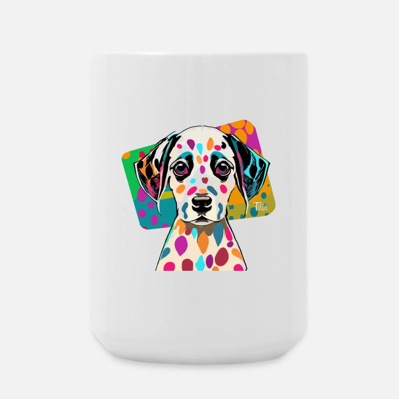 Dalmatiner - Große Tasse 440 ml - Weiß
