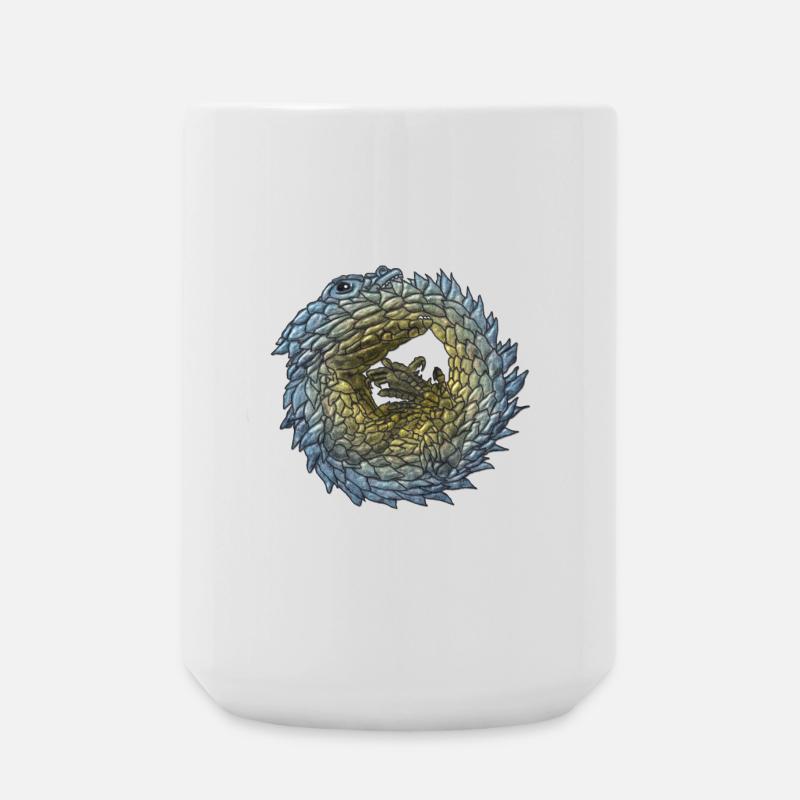 Armadillo Lizzard - Large Mug 440 ml - white