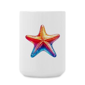 Seestern - Große Tasse 440 ml - Weiß - Vorne