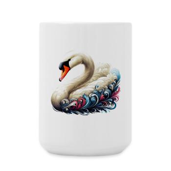 Cygne - Grande tasse 440 ml - blanc - Devant