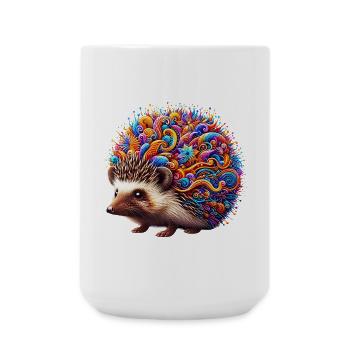Hérisson - Grande tasse 440 ml - blanc - Devant
