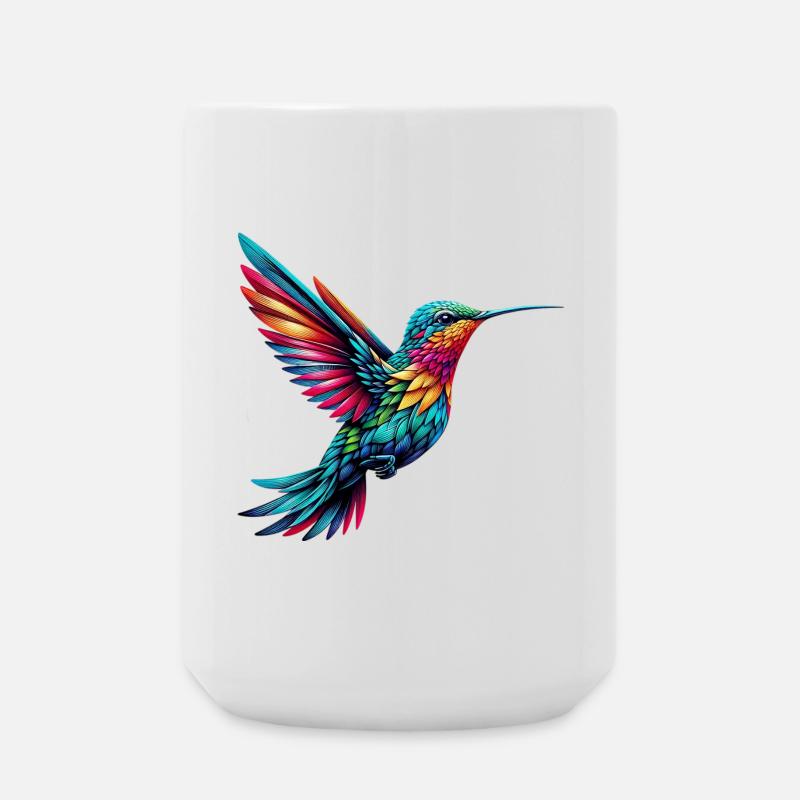 Kolibri - Große Tasse 440 ml - Weiß