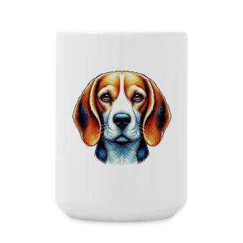 Beagle Dog - Large Mug 440 ml - white - Front