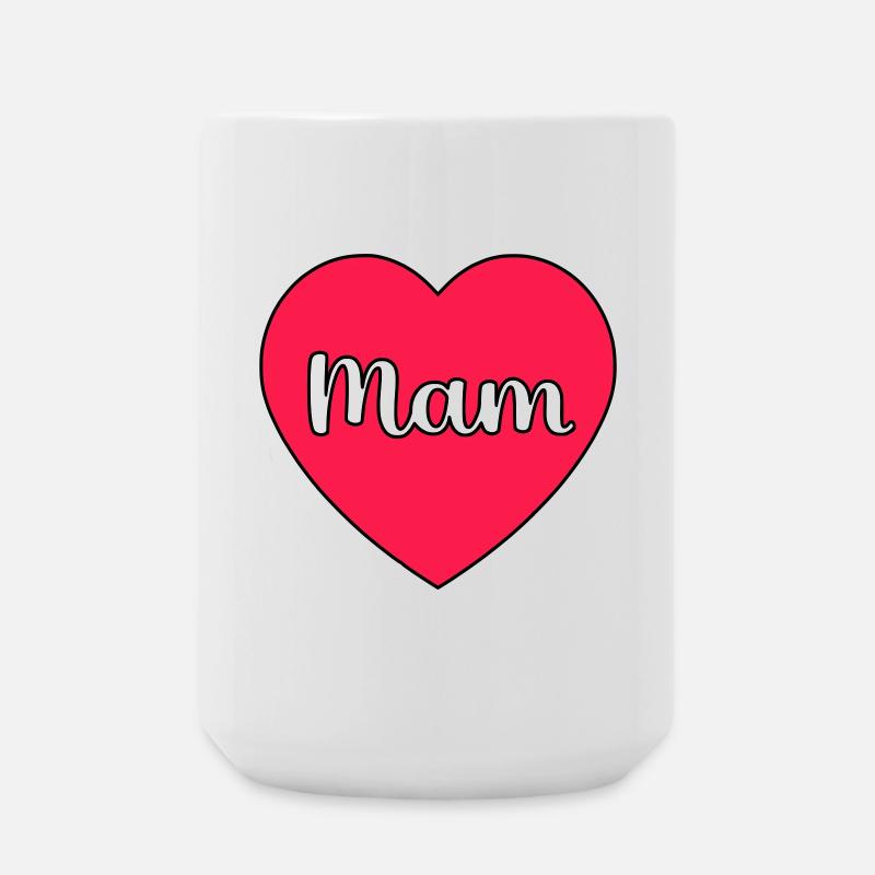 Mom Hart - Large Mug 440 ml - white