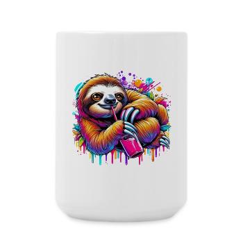 Paresse - Grande tasse 440 ml - blanc - Devant